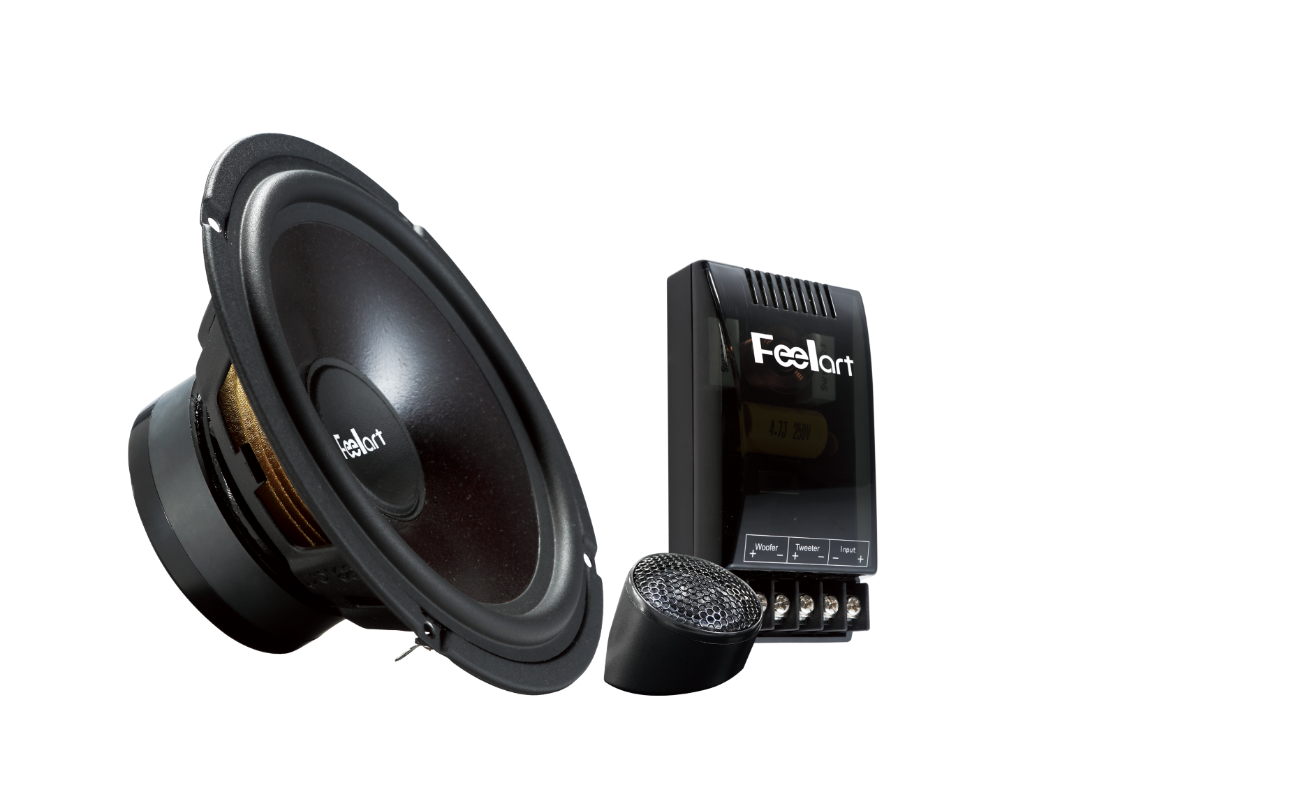 Feelart SQ-6.5E² 6.5" 2 way component speaker 